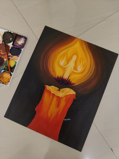 I lit up the highest when i was burned