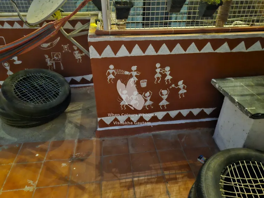 Warli Holi scene