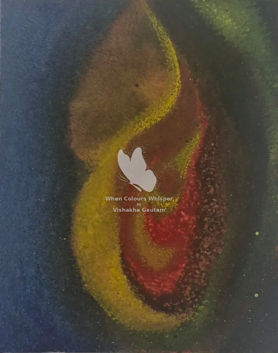 From an art therapy session or workshop