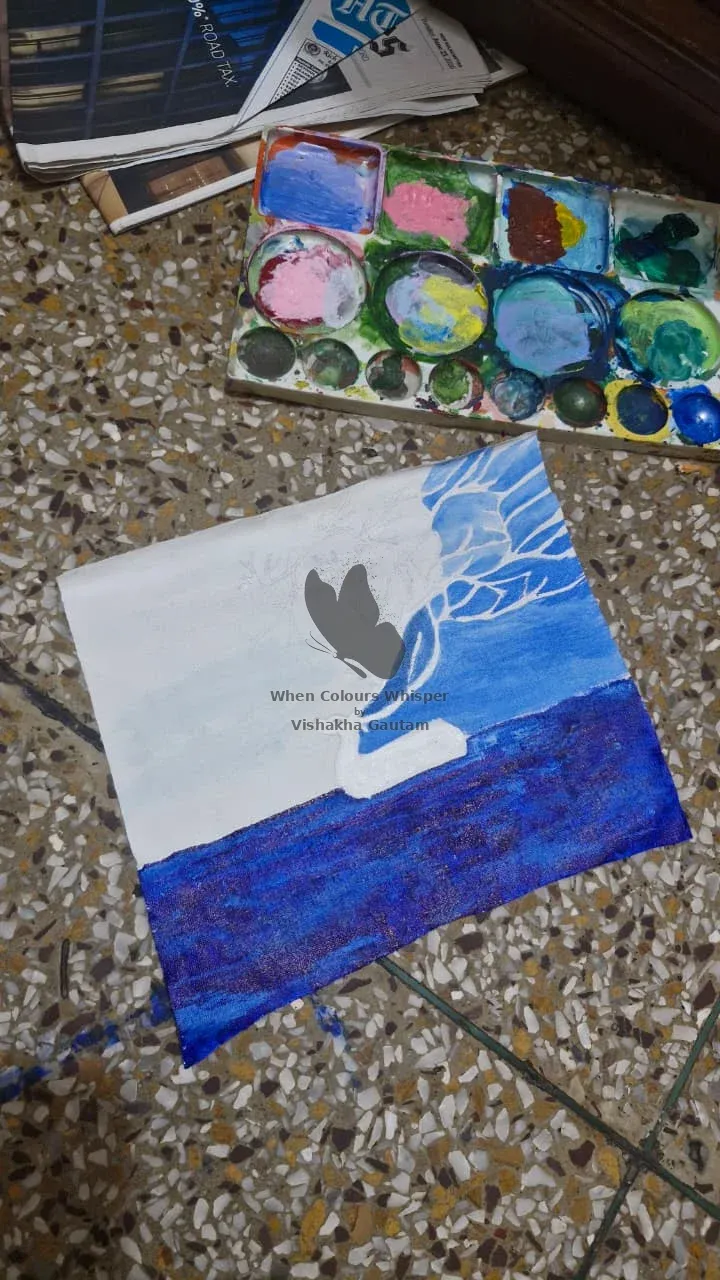 From an art therapy session or workshop