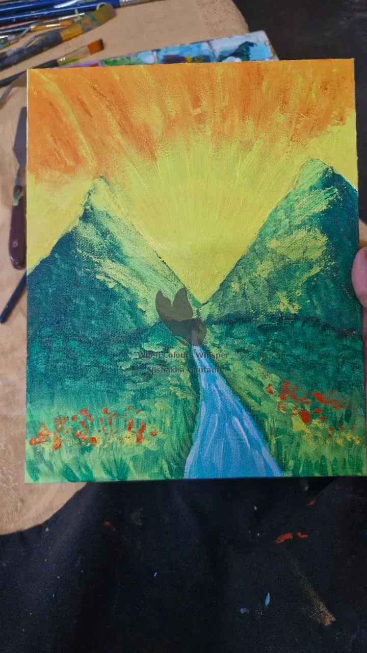 From an art therapy session or workshop